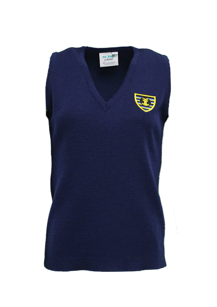 Wellington East Girls' College Vest Junior Navy