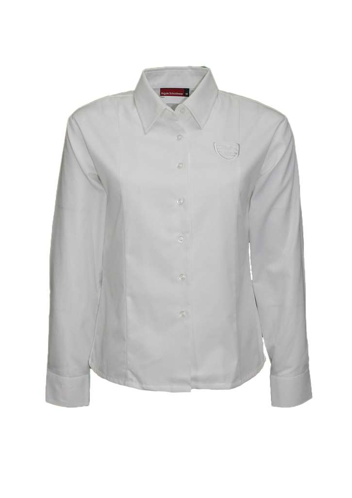 Wellington East Girls' College Blouse LS White